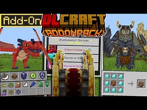 👉 The BEST MODPACK for Minecraft PE/BEDROCK 1.21.130+ - Review DLCraft Add-on-Pack