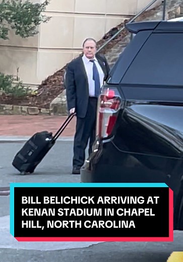 Bill Belichick arriving at Kenan Stadium to move into his new office in Chapel Hill, North Carolina 🩵🤍🐏👣🏈 #BillBelichick #Belichick #Bill #UNCFootball #CarolinaFootball #NorthCarolinaFootball #UNC #ChapelBill #ChapelHill #ChapelHillNC #NorthCarolina #NorthCarolinaFootball #NorthCarolinaTarHeels #NorthCarolinaTarHeelsFootball #TarHeelsFootball #UNCHeadCoach #UNCFootballCoach #CarolinaFootball #BeTheOne #IGotYourBack #UNCommon #TarHeels #UNCTarHeels #UNCChapelHill #RudeBoyz #Rude #NewEnglandP