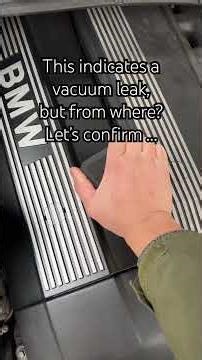 01 BMW 330CI CCV early symptom