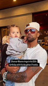 Shemar Moore rings in his 55th birthday with his daughter, Frankie. @shemarfmoore | Blackcelebkids.com