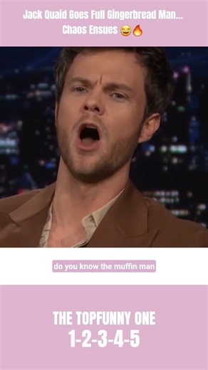 Jack Quaid Goes Full Gingerbread Man… Chaos Ensues 😂🔥 #shrots #viral #funny #comedy #celebrity