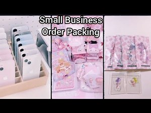 Asmr order packing📦 Satisfying small Business vibes ✨ Asmr lovers video/✨ TikTok Completion