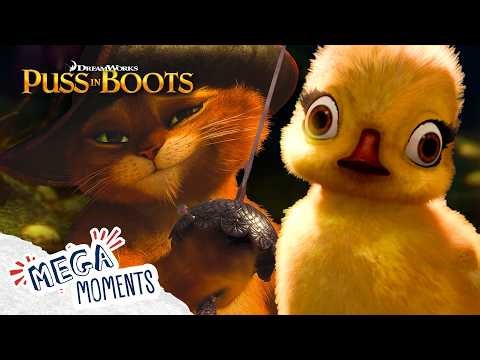 Is That A Golden Goose!? 🪿 | Puss In Boots | Mega Moments