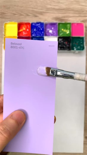 TheColorAlchemist on Instagram: "Light Purple Violet Color Mixing Challenge"