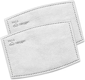 Activated Carbon Replacement Filters for Mask for Child (Small) // INSIDE: 2PCS filters. Tear and use separately.