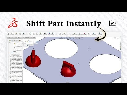 How to move a part in SolidWorks (Effortless Shifts)