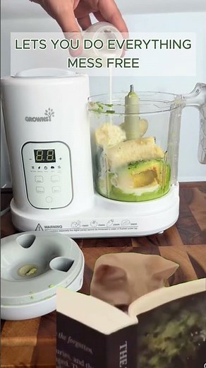 How to Make Baby Puree with Our Baby Food Maker？ #grownsy #babymusthaves#foodprocessor