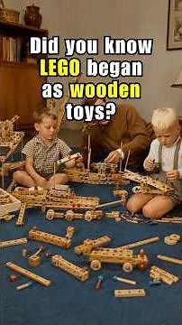Did You Know Lego Began as Wooden Toys?
