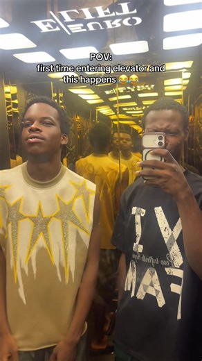 Funny First Elevator Ride in Nigeria
