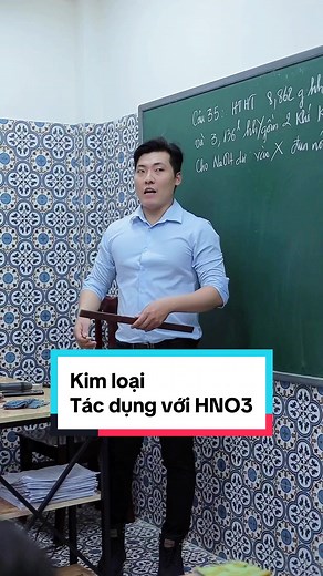 Kim loại tác dụng với HNO3. #thayvuluudan #swentertainment #swentertainmentvn #LearnOnTiktok #hoccungtiktok #chemistry #dongluchoctap #onthidaihoc #hoahoc12 #education