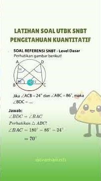latihan soal utbk 2026 pengetahuan kuantitatif #snbt #utbk #utbk2026