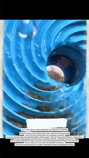 The Gravity Vortex: Extracting Pure Gold with Centrifugal Fury