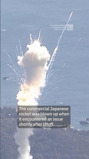 Japan rocket launch ends with explosion