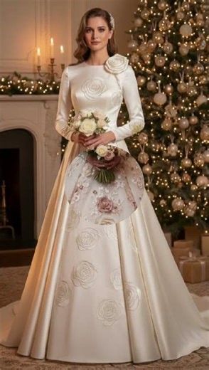 December Wedding Dresses for Elegant Brides