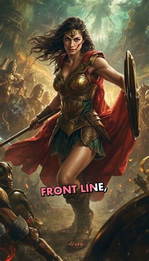 Menalippe: Amazon Queen's Fierce Stand | Legendary Warrior Queen #shorts