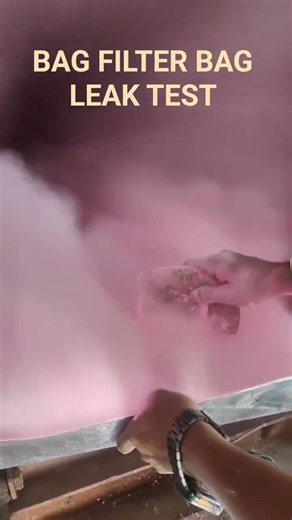 BAG FILTER BAG LEAK TEST #automobile #viral#airpollution #goafish#copper#viralvideo #pollutionboard