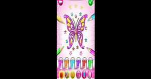 Download & Play Glitter Butterfly Coloring - Learn Colors for kids on PC & Mac (Emulator)