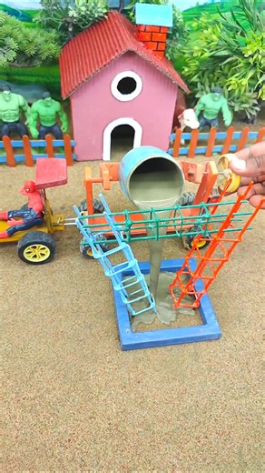 Amazing Mini Tractor Pillar Making Machine 😱 Real Working Construction Build #shorts #youtubeshorts