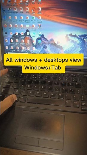 💻Windows + Tab Shortcut!Press Windows + Tab to open Task View, see all open windows,