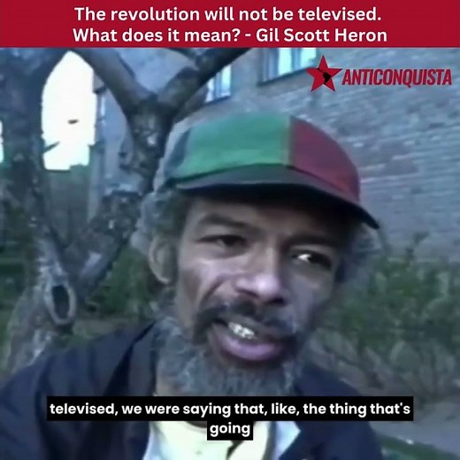 THE REVOLUTION WILL NOT BE TELEVISED. What does it mean? - Gil Scott Heron #breaking #politics