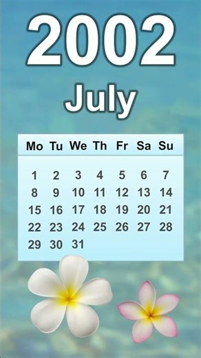 July 2002 Calendar