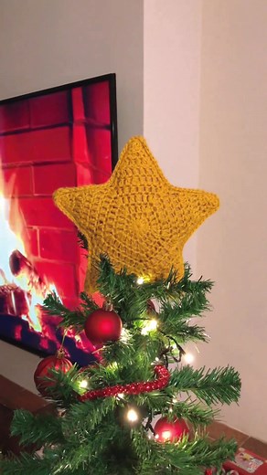 DIY Crochet Star Topper Tutorial for Christmas Tree
