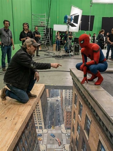 Behind the Scenes of Spider-Man Movie Shooting