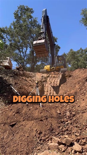 Digging myself into a hole #civilengineering #construction #earthwork #heavycivilconstruction #excavator