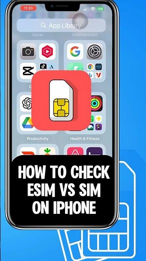 iPhone SIM vs eSIM—EASY Check! 📱✅