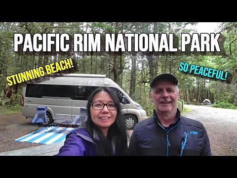 RV Camp on Vancouver Island at Pacific Rim National Park