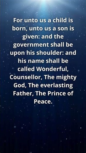 Verse of the Day | Isaiah 9:6 KJV – The Prince of Peace, Hope for a Troubled Heart
