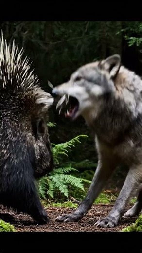 Porcupine vs. Predator: Who Wins? #jurassicworld #prehistoricanimals