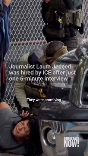 AGirlHasNoPresident on Instagram: "You just have to watch any, and I mean every single video of ice in the streets to realize these people are not trained. So this isn’t shocking to me, but it is really gross and really sad. @iamdaymadison Independent journalist and Army veteran #LauraJedeed says she went to an #ICE career expo in #Texas to report on recruiting, and ended up “hired” anyway after a six minute interview. She says she never signed the required forms, never completed the background 
