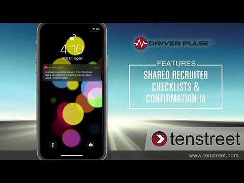 Tenstreet Driver Pulse Mobile App Demo