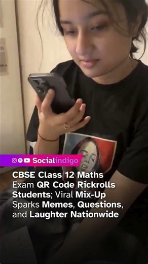CBSE Class 12 Maths | CBSE QR Code | CBSE Maths Exam Today | Socialindigo #cbse #boardexams #viral