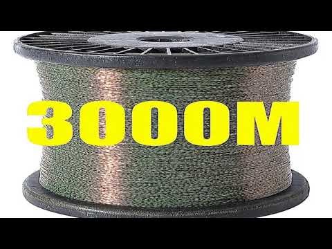 3000m Invisible Fishing Line Speckle Carp Fluorocarbon Line Super Strong Spotted Line Sinking Nylo