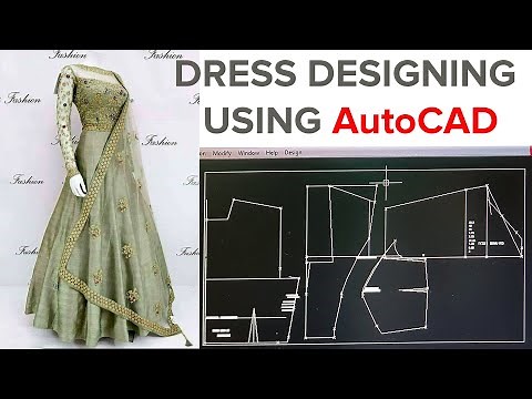 DRESS DESIGNING USING AUTOCAD | CUSTOMIZING AUTOCAD | LEARN VISUAL LISP