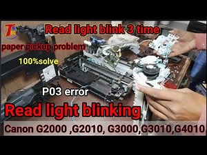 How to Disassemble Canon G2000, G2010,G3000,G3010, G4010 printer ||Canon G series printer read light