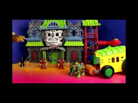 Imaginext Samurai Castle TMNT teenage mutant ninja turtles Save Spniter And Fight ninjas