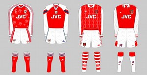 Arsenal's kit evolution over the years