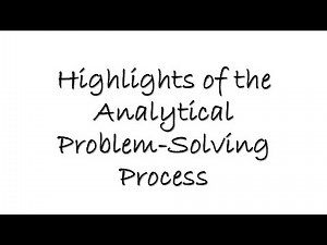 Analytical Problem Solving: Curated by Dr. Haggard