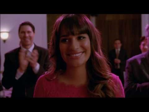 Glee - Rachel Catches Emma's Bouquet 4x14