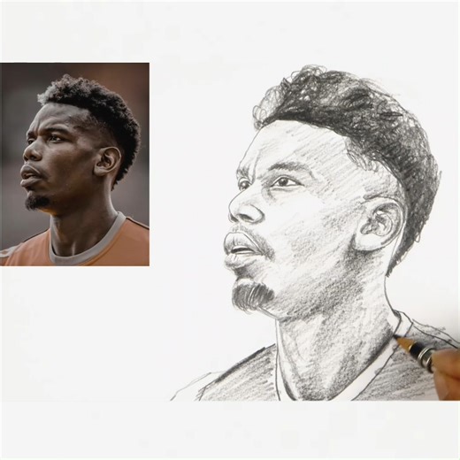4.1K views · 417 reactions | How to Draw Paul Pogba French footballer #drawing #paulpogba #realmadrid #sayeddrawingacademy #cr7 #Youtube #drawingvideo #artwork #pencilsketch #artvideo #pencildrawing #art #Vinicius #ronaldo #OusmaneDembele #viralvideochallenge #tiktok #sadiomane #pencilart #lamineyamal #portrait #reels #sports #mbappe #urcristiano #ousmanedembele #reelsvideoシ #WillSmith | Sayed Drawing Academy | Facebook