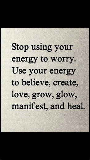 Stop using your energy to worry #growth #motivation #selfimprovement #quotes #viralvideo