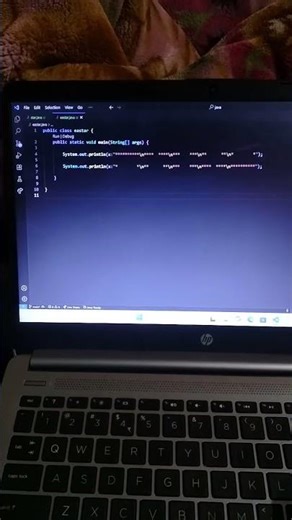 diamond shape in Stars using Java #computerknowledge #coding #java