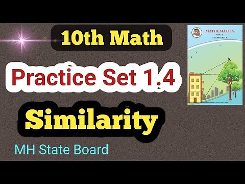 Class 10th Math Geometry Practice Set 1.4 | Class 10 Similarity Practice Set 1.4