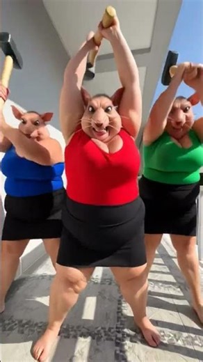 FAT RATS with SLEDGEHAMMERS DEMOLISH the Floor – Wood Exploding Everywhere! 🐀🔨