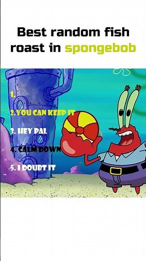 Ranking the BEST Background Fish Roasts in SpongeBob 😂🔥#SpongeBob #FunnyShorts #CartoonRoasts