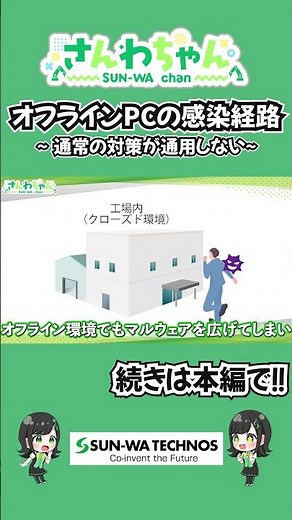 オフラインのパソコンがマルウェアに感染！？製造業が見落としがちなセキュリティの落とし穴と対策解説！！Part2 #shorts