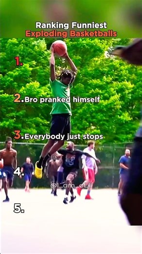 Ranking Best Exploding Basketball Pranks🏀💥